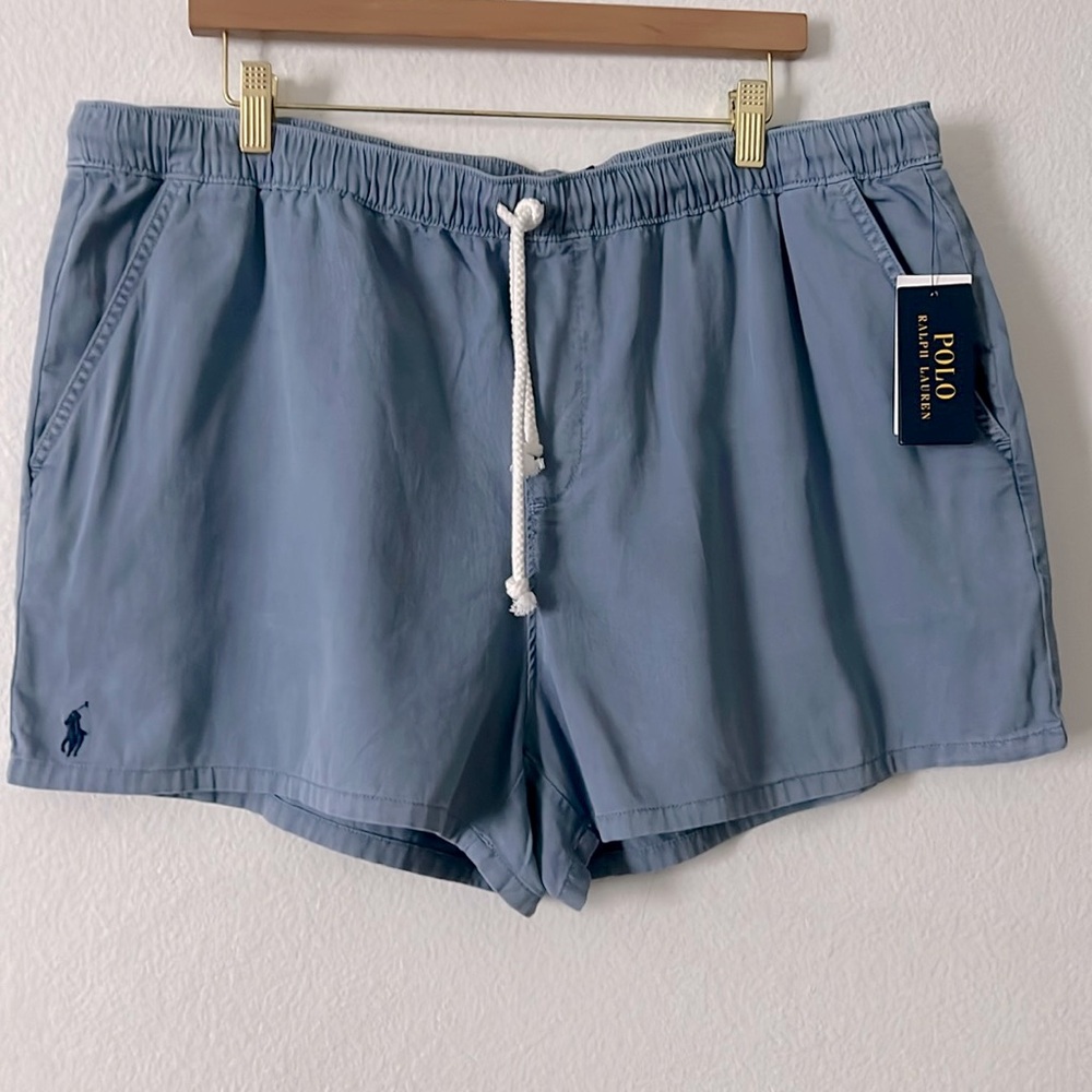 New Polo Ralph Lauren Blue Pepster Sot Shorts Size XL